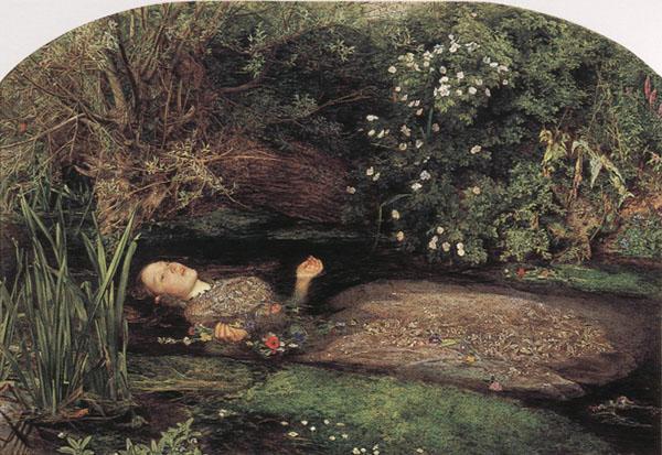 Sir John Everett Millais Ophelia Sweden oil painting art